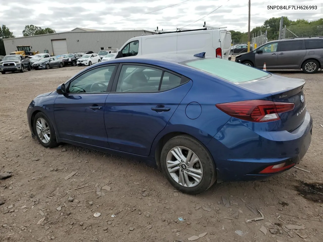 5NPD84LF7LH626993 2020 Hyundai Elantra Sel