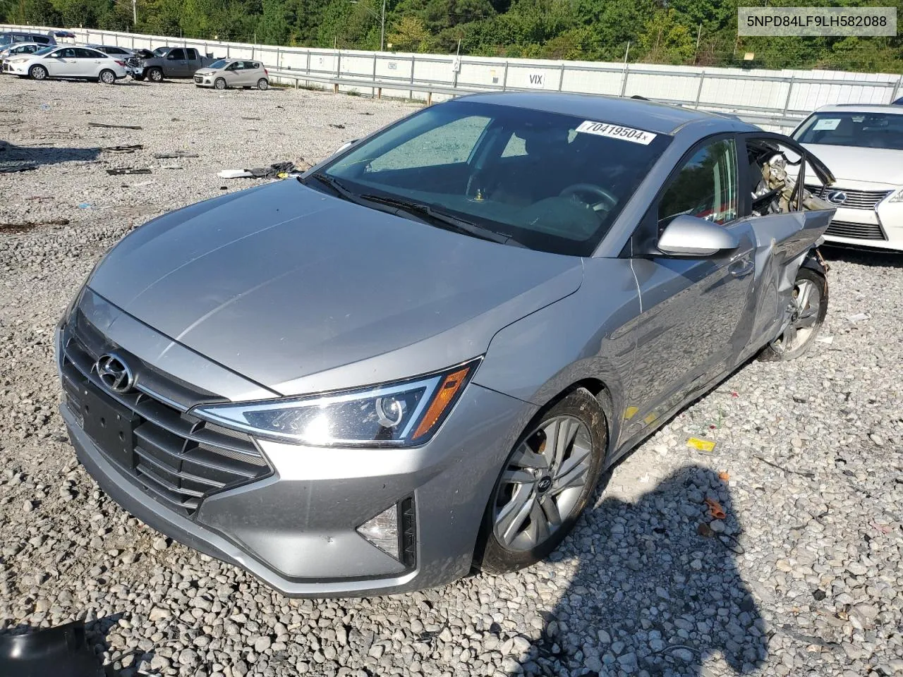 2020 Hyundai Elantra Sel VIN: 5NPD84LF9LH582088 Lot: 70419504