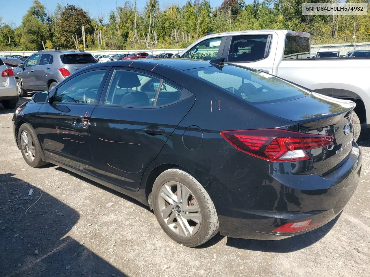 5NPD84LF0LH574932 2020 Hyundai Elantra Sel