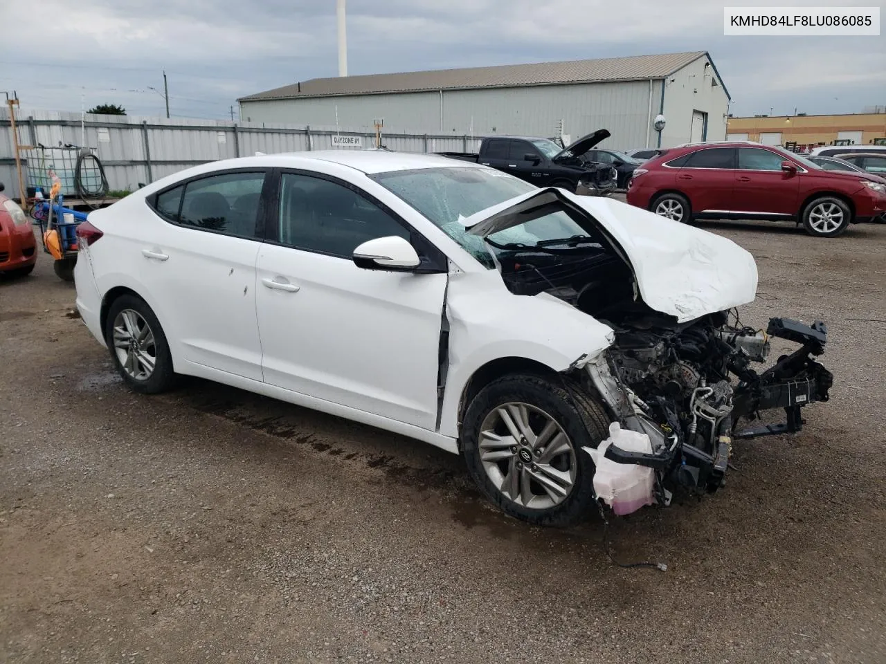 2020 Hyundai Elantra Sel VIN: KMHD84LF8LU086085 Lot: 70516514