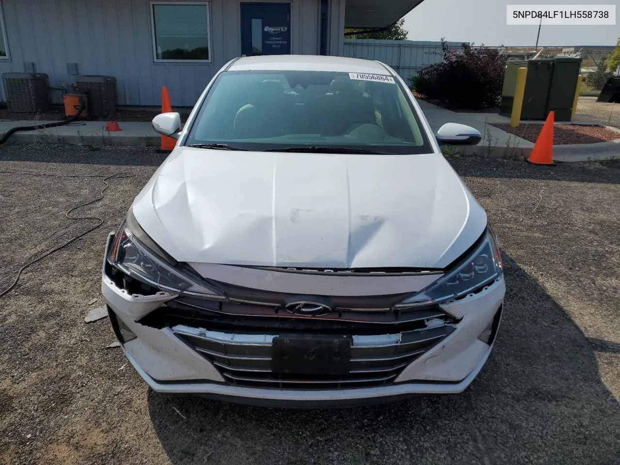 2020 Hyundai Elantra Sel VIN: 5NPD84LF1LH558738 Lot: 70556864