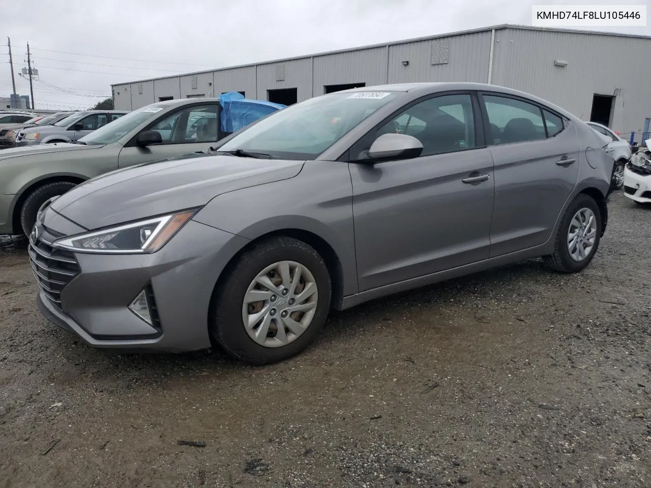 KMHD74LF8LU105446 2020 Hyundai Elantra Se