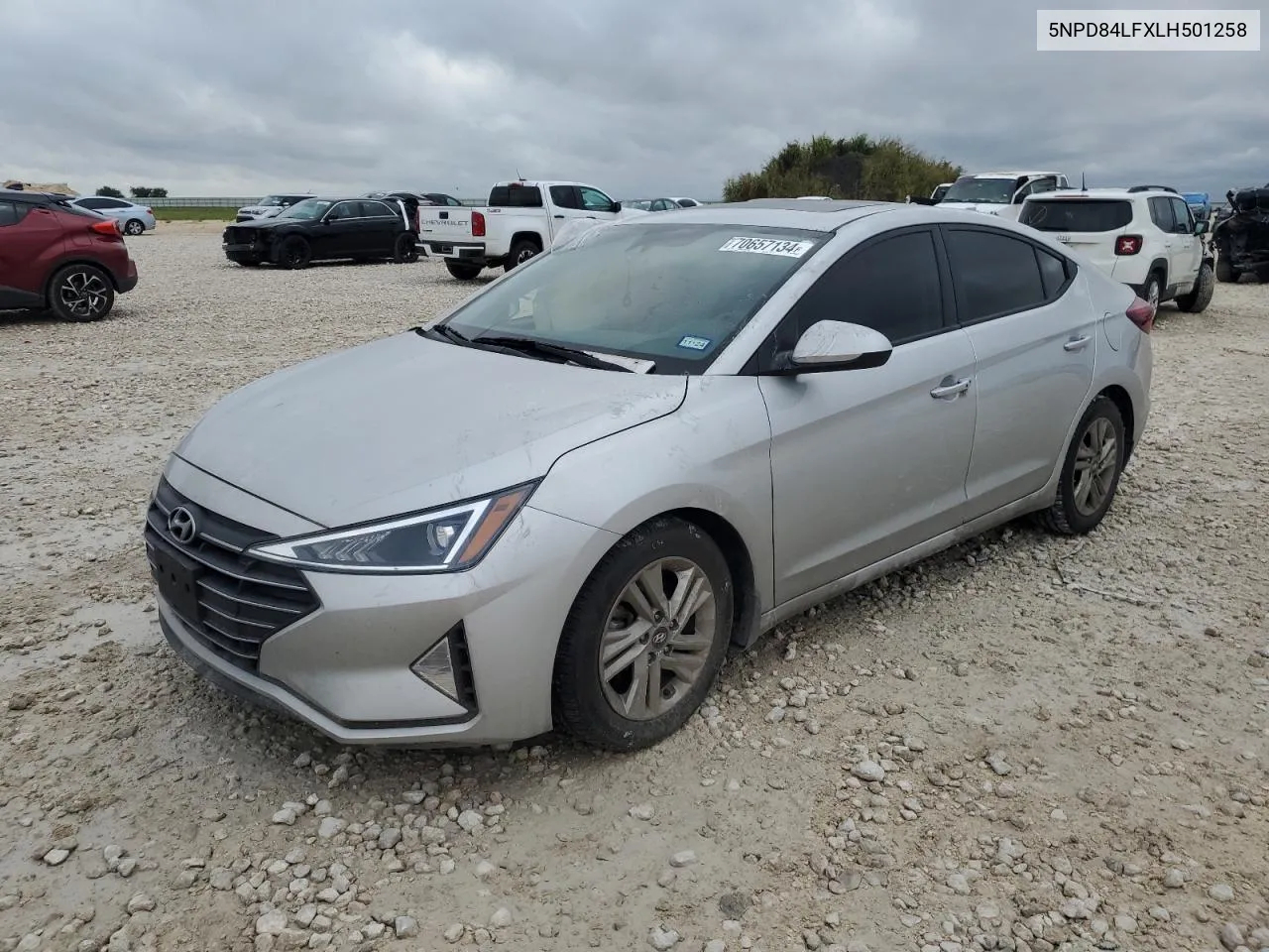 5NPD84LFXLH501258 2020 Hyundai Elantra Sel