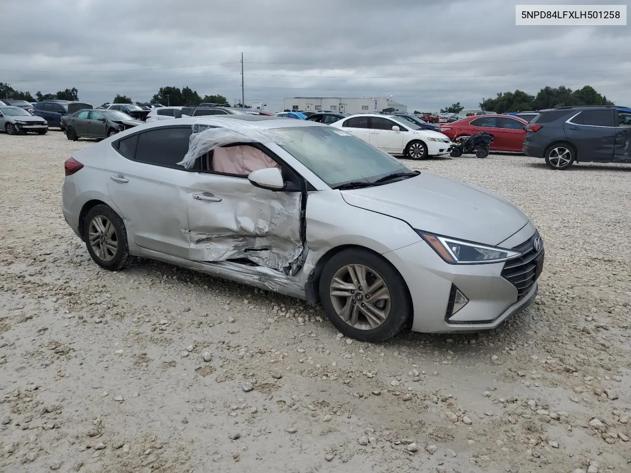 2020 Hyundai Elantra Sel VIN: 5NPD84LFXLH501258 Lot: 70657134