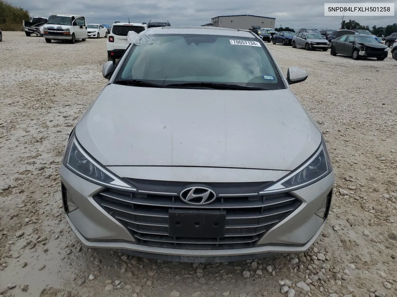 2020 Hyundai Elantra Sel VIN: 5NPD84LFXLH501258 Lot: 70657134