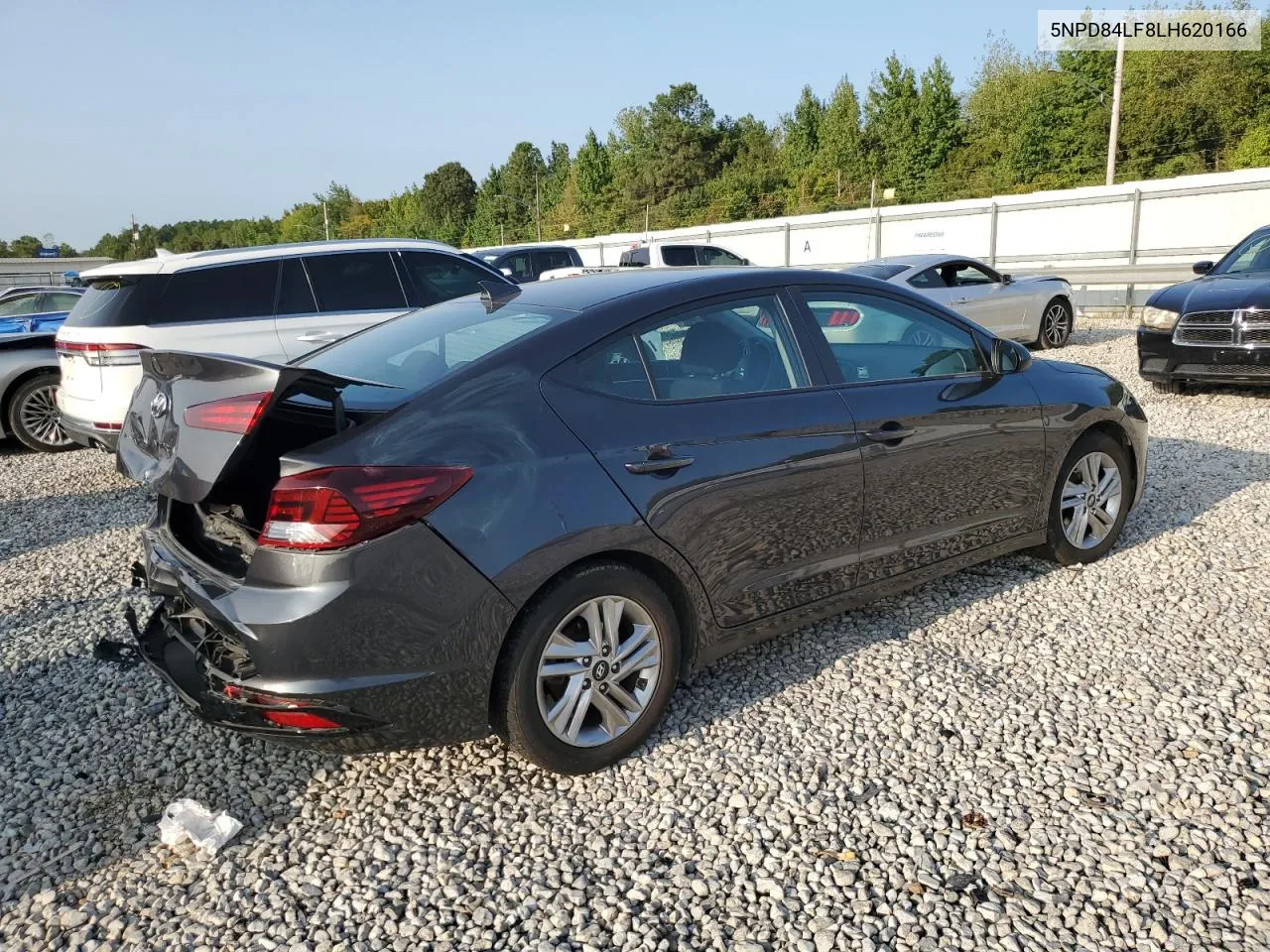 2020 Hyundai Elantra Sel VIN: 5NPD84LF8LH620166 Lot: 70826444