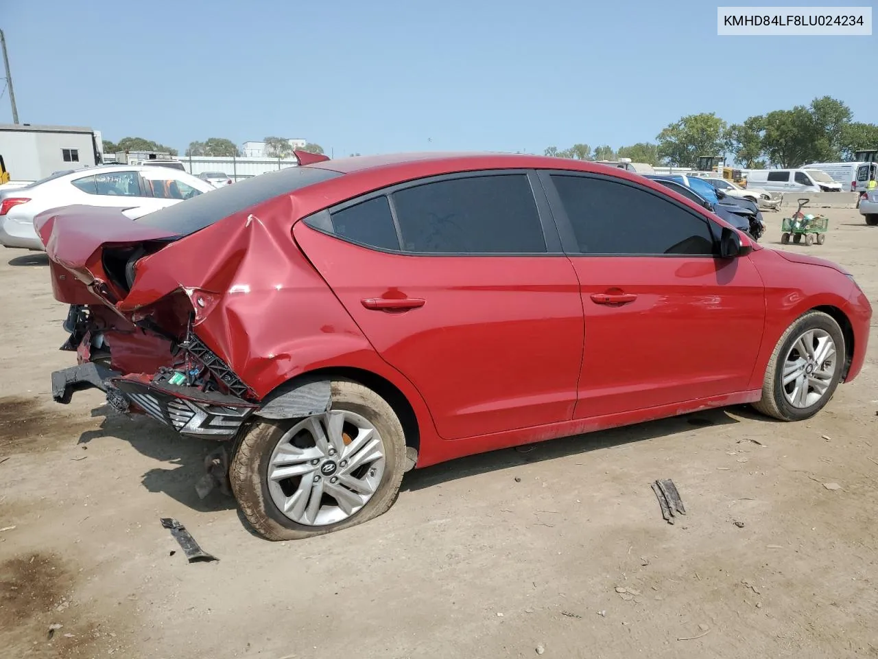 KMHD84LF8LU024234 2020 Hyundai Elantra Sel