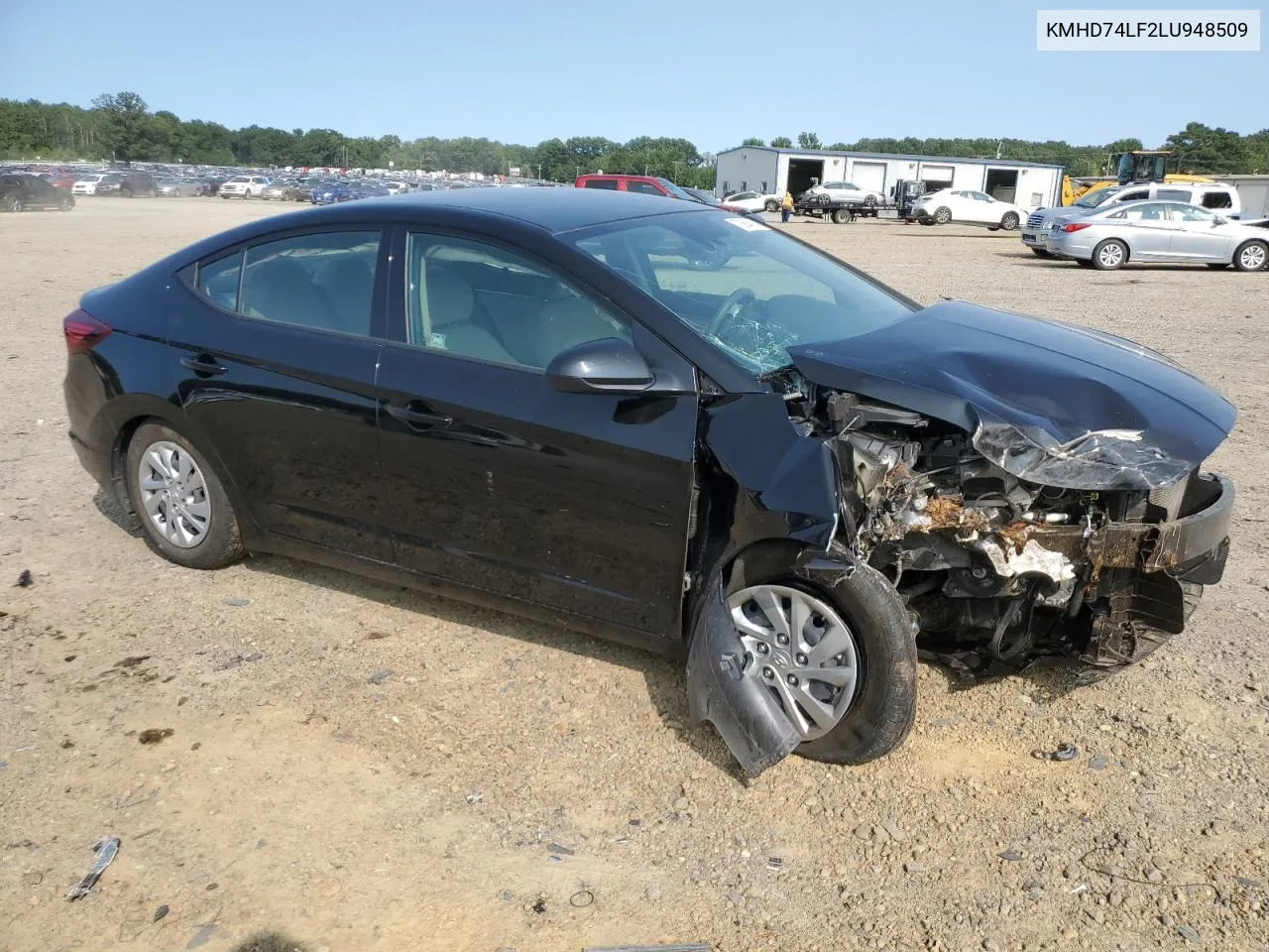 2020 Hyundai Elantra Se VIN: KMHD74LF2LU948509 Lot: 70864814