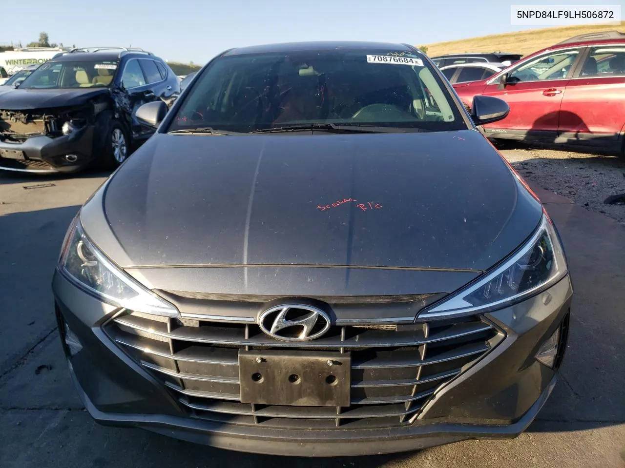 2020 Hyundai Elantra Sel VIN: 5NPD84LF9LH506872 Lot: 70876684