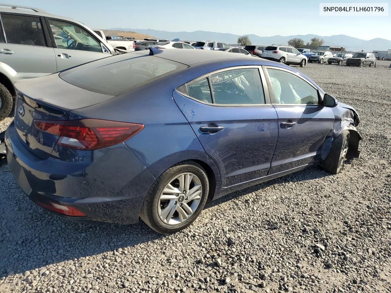 2020 Hyundai Elantra Sel VIN: 5NPD84LF1LH601796 Lot: 70894184