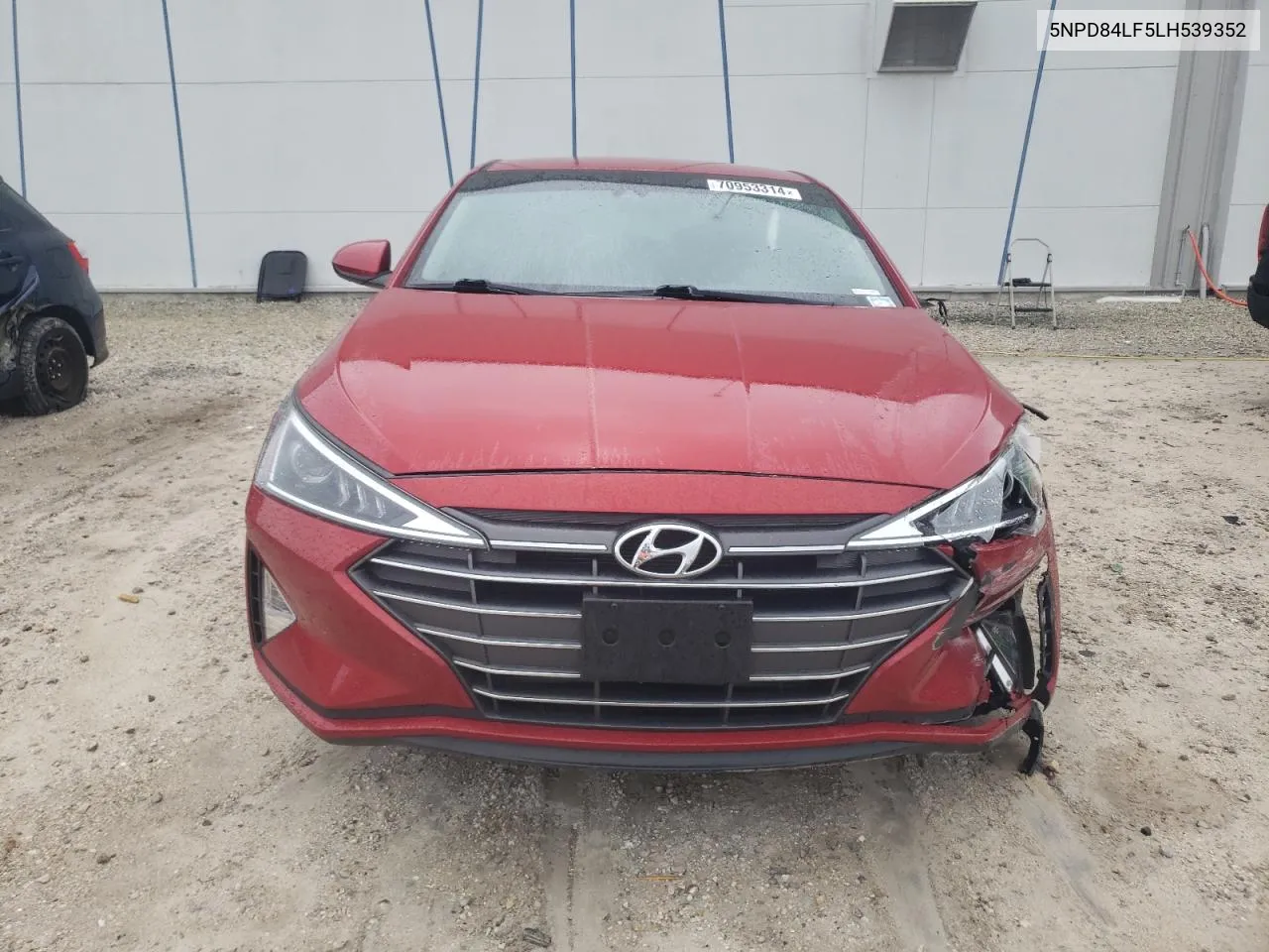 2020 Hyundai Elantra Sel VIN: 5NPD84LF5LH539352 Lot: 70953314