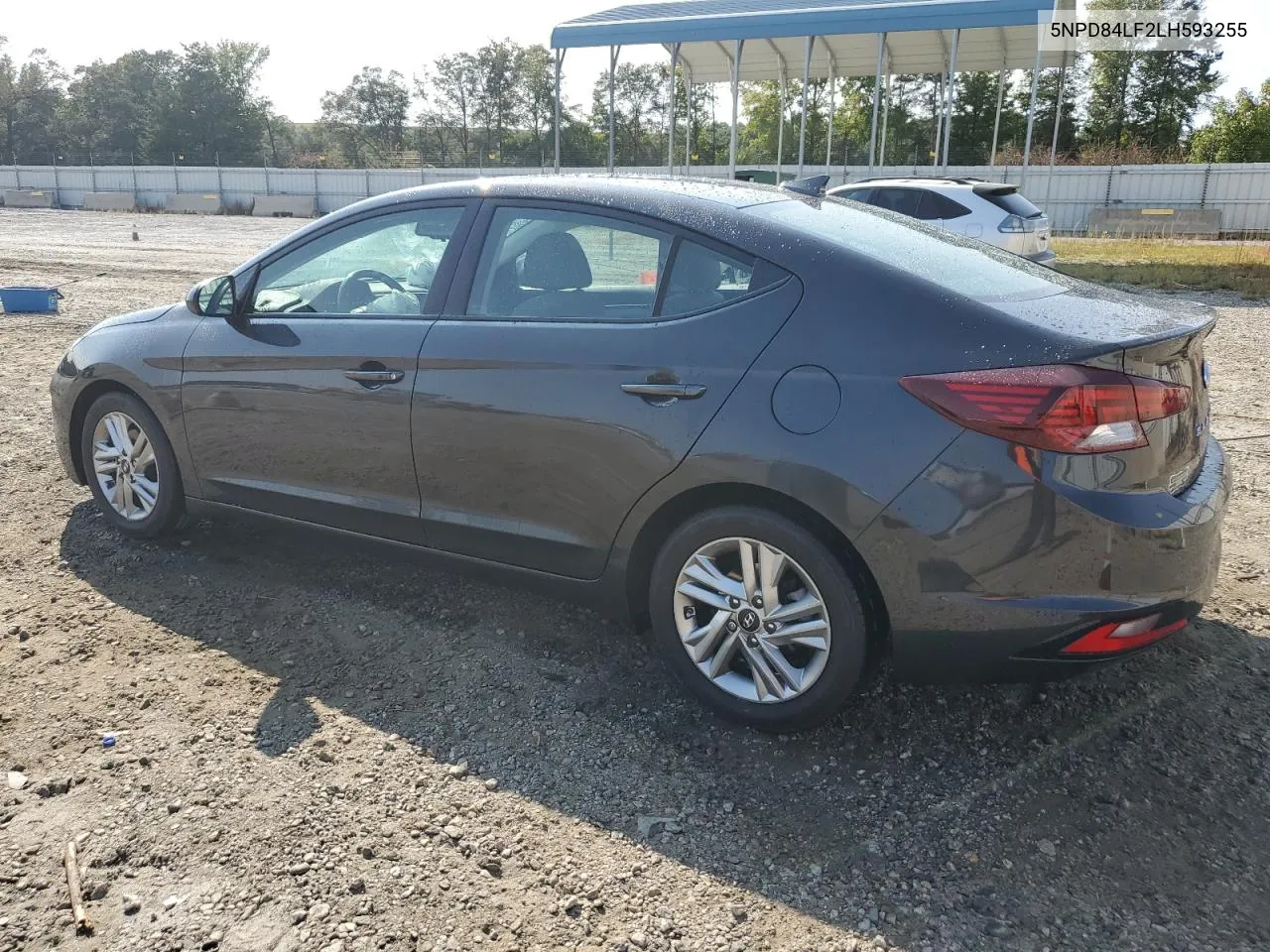 2020 Hyundai Elantra Sel VIN: 5NPD84LF2LH593255 Lot: 70988004