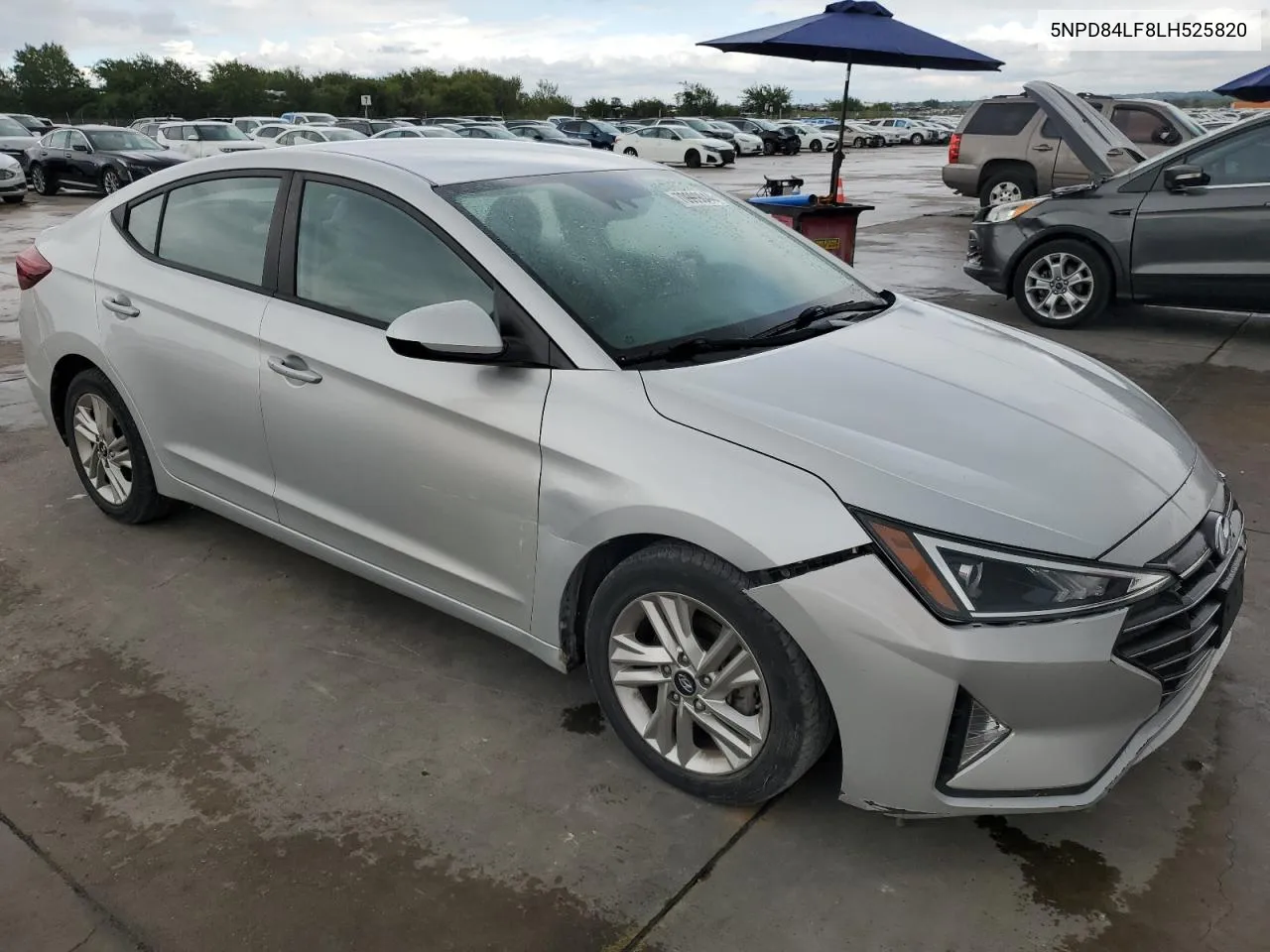 2020 Hyundai Elantra Sel VIN: 5NPD84LF8LH525820 Lot: 70999044