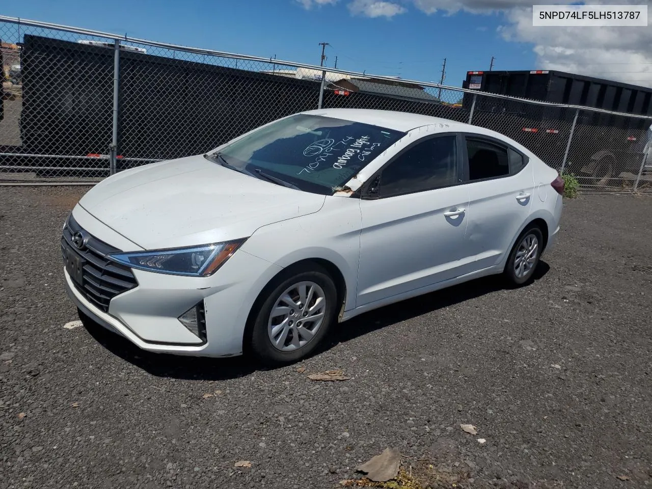 5NPD74LF5LH513787 2020 Hyundai Elantra Se