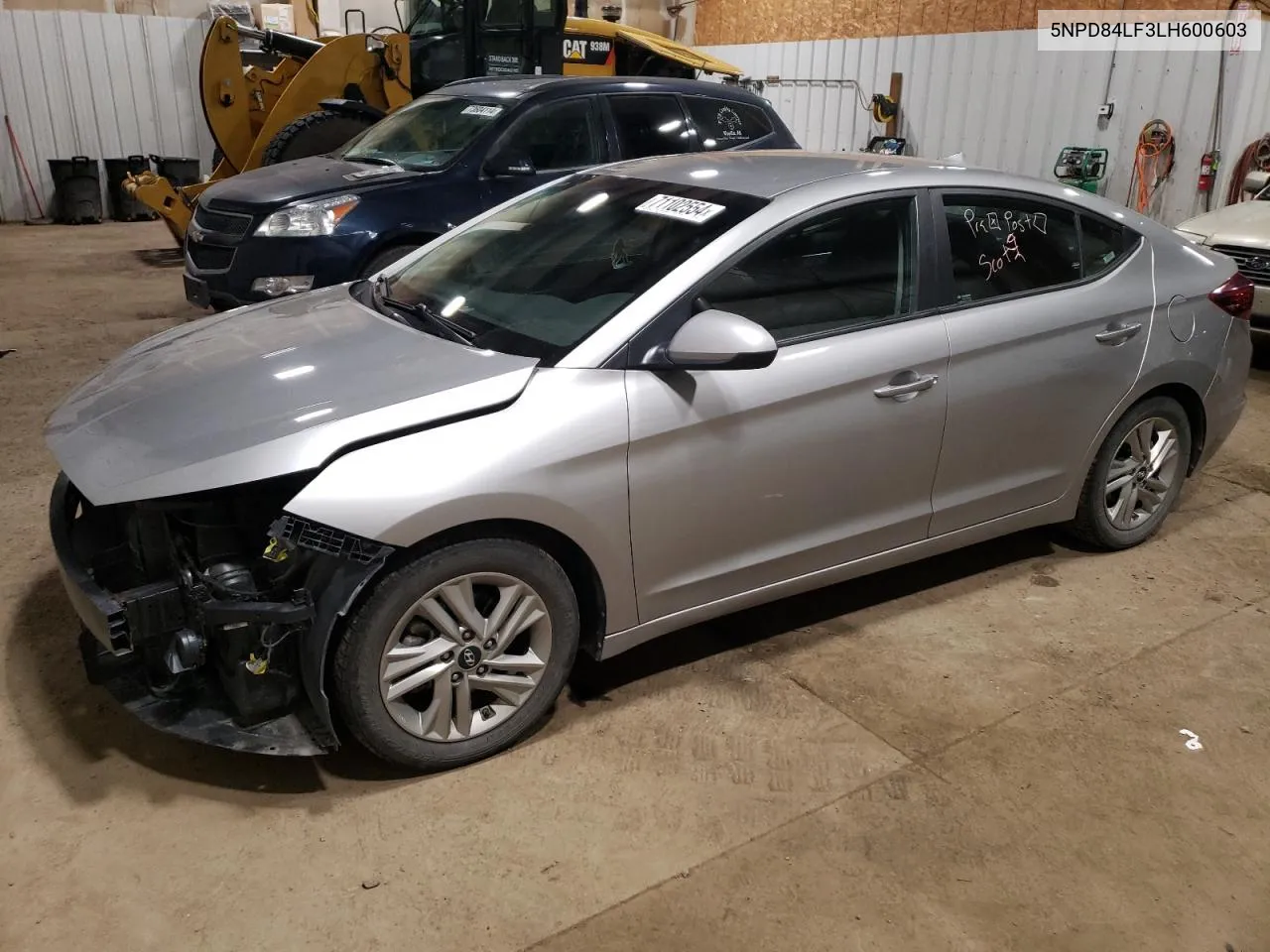 2020 Hyundai Elantra Sel VIN: 5NPD84LF3LH600603 Lot: 71102554