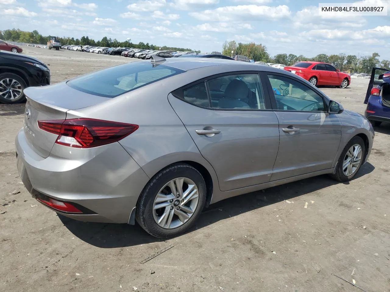 2020 Hyundai Elantra Sel VIN: KMHD84LF3LU008927 Lot: 71117794