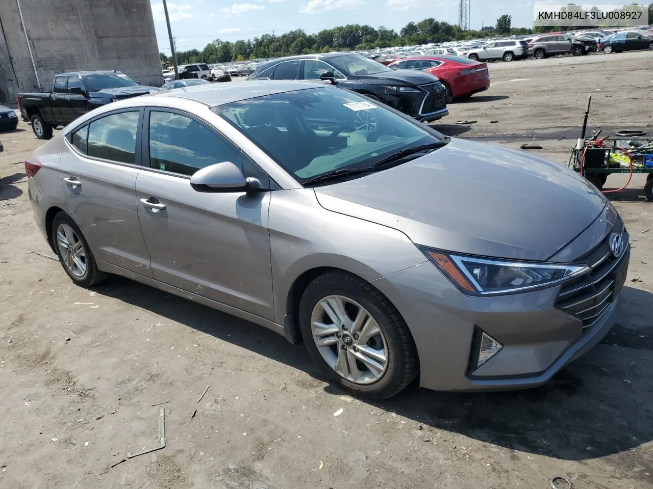 KMHD84LF3LU008927 2020 Hyundai Elantra Sel