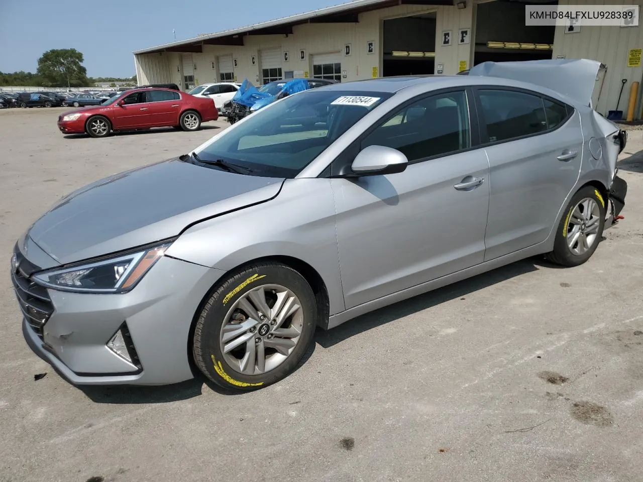 KMHD84LFXLU928389 2020 Hyundai Elantra Sel