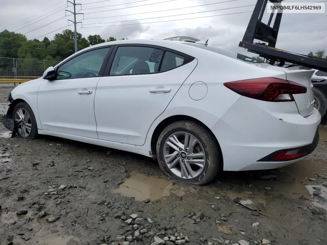 2020 Hyundai Elantra Sel VIN: 5NPD84LF6LH542969 Lot: 71166564