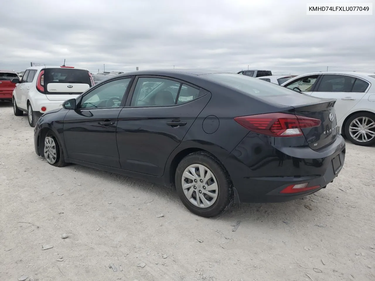 2020 Hyundai Elantra Se VIN: KMHD74LFXLU077049 Lot: 71186154