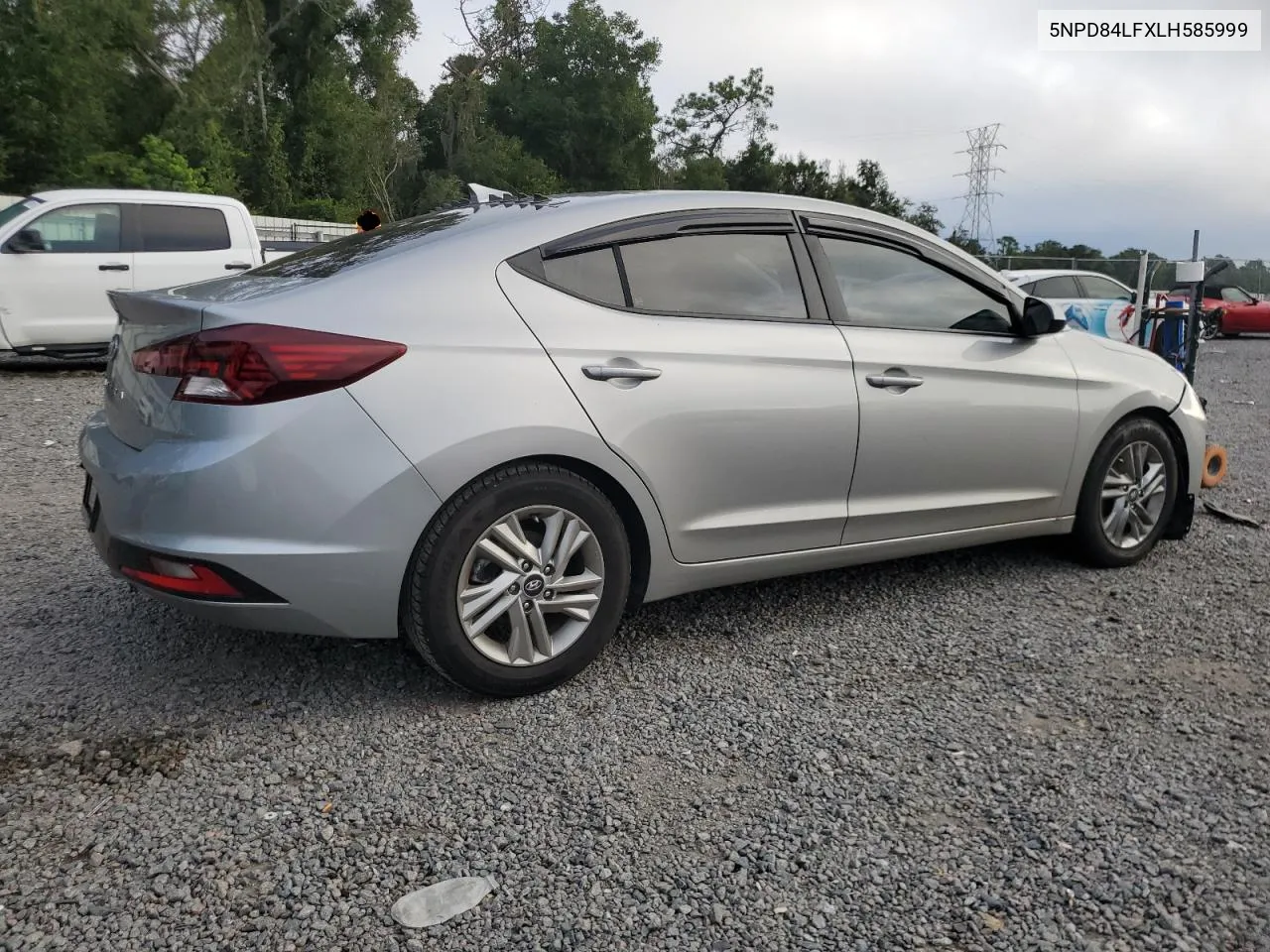 2020 Hyundai Elantra Sel VIN: 5NPD84LFXLH585999 Lot: 71192094