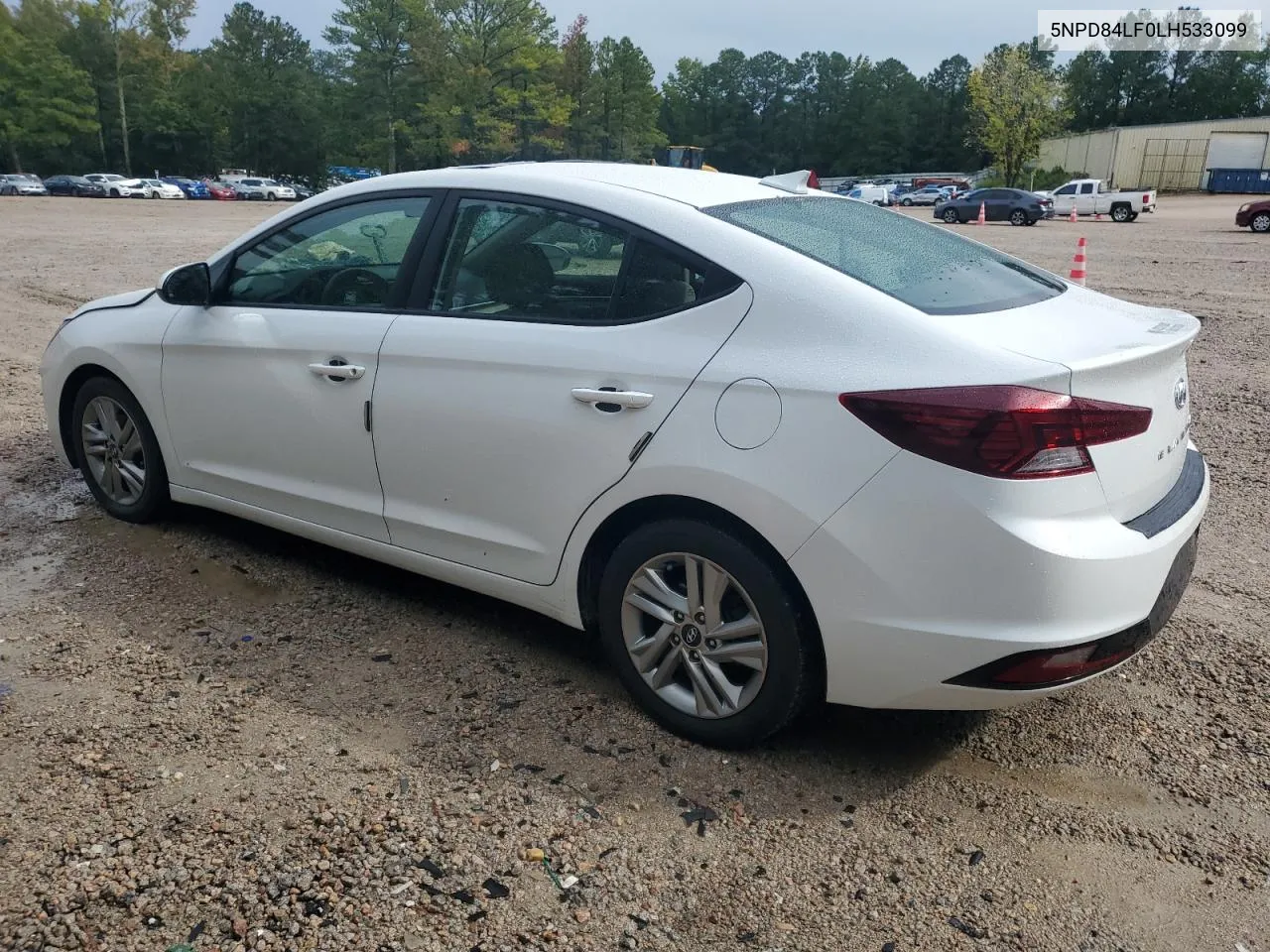 2020 Hyundai Elantra Sel VIN: 5NPD84LF0LH533099 Lot: 71196074