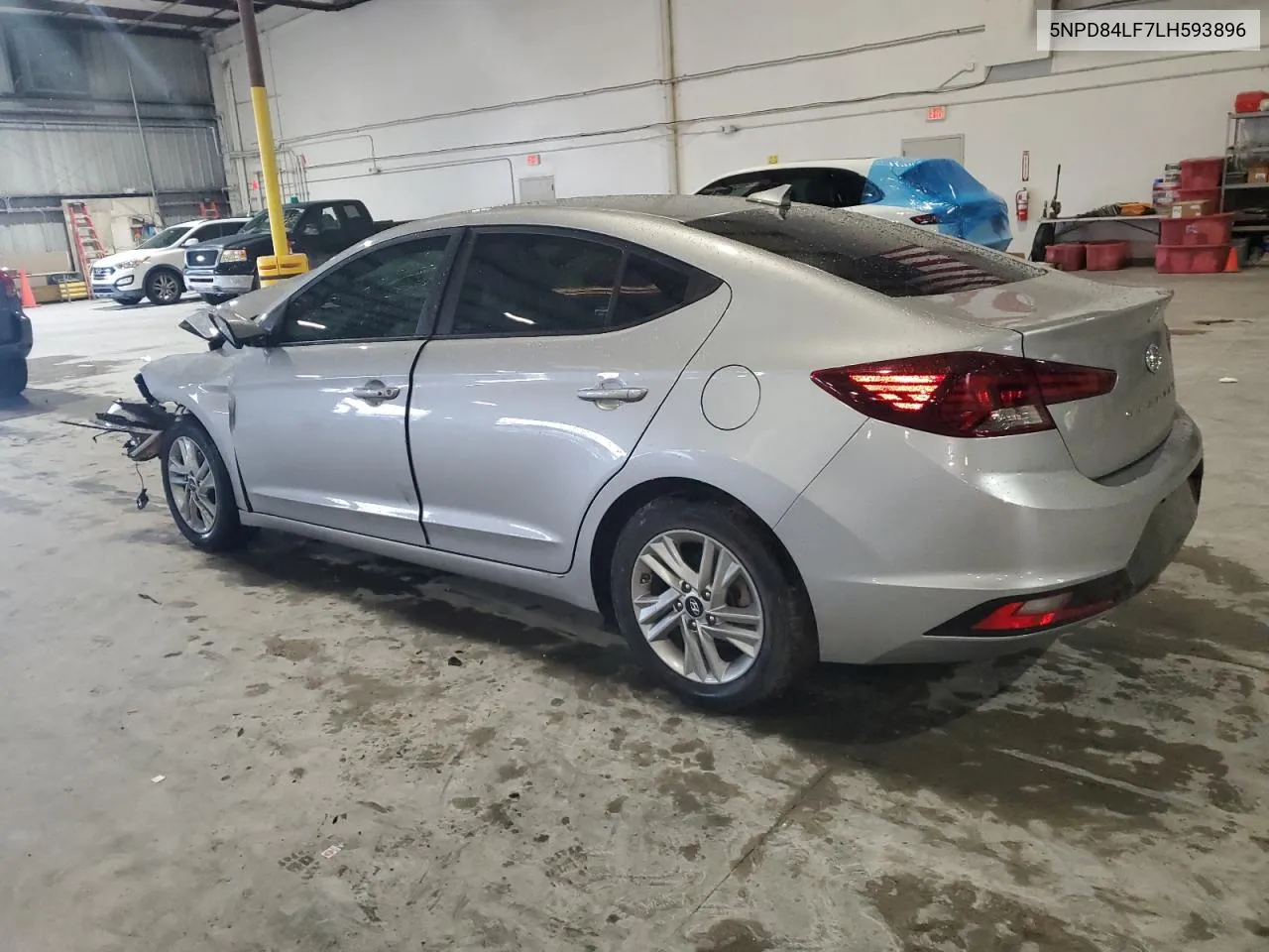 2020 Hyundai Elantra Sel VIN: 5NPD84LF7LH593896 Lot: 71231714