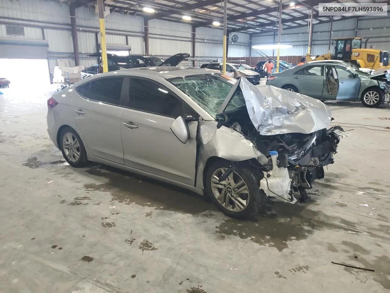 2020 Hyundai Elantra Sel VIN: 5NPD84LF7LH593896 Lot: 71231714