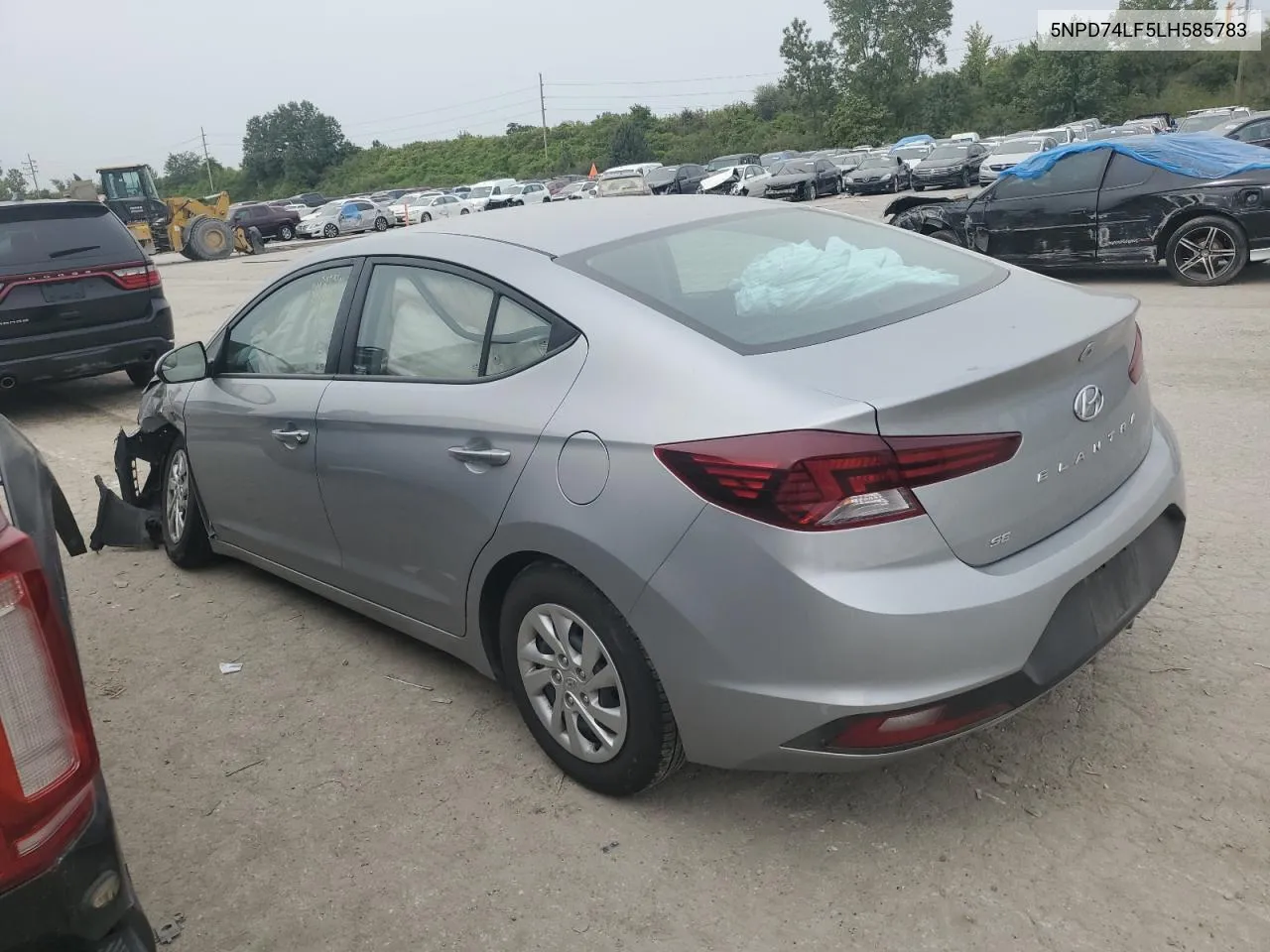 2020 Hyundai Elantra Se VIN: 5NPD74LF5LH585783 Lot: 71241684