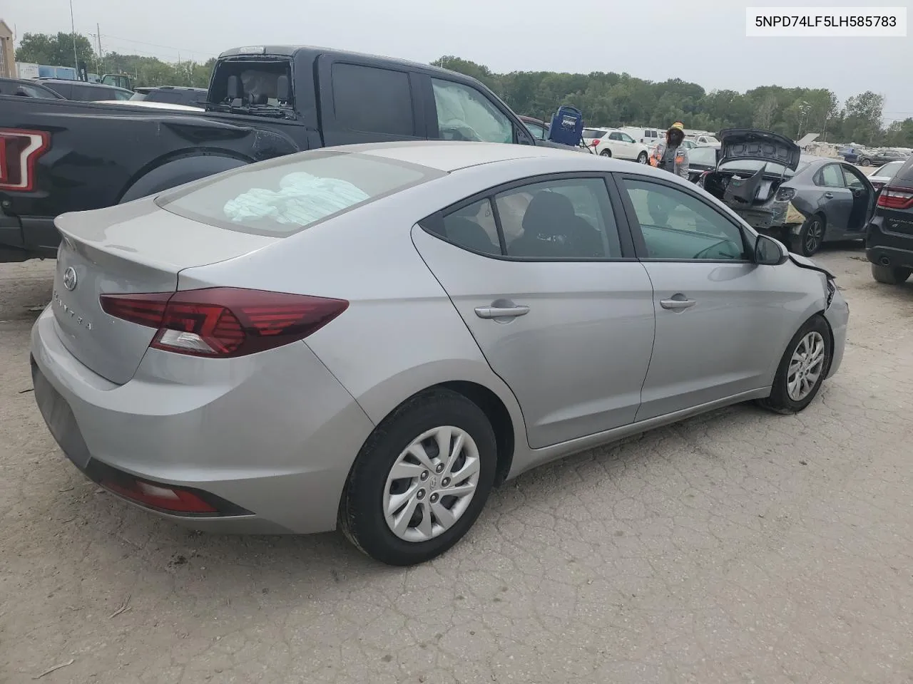 2020 Hyundai Elantra Se VIN: 5NPD74LF5LH585783 Lot: 71241684