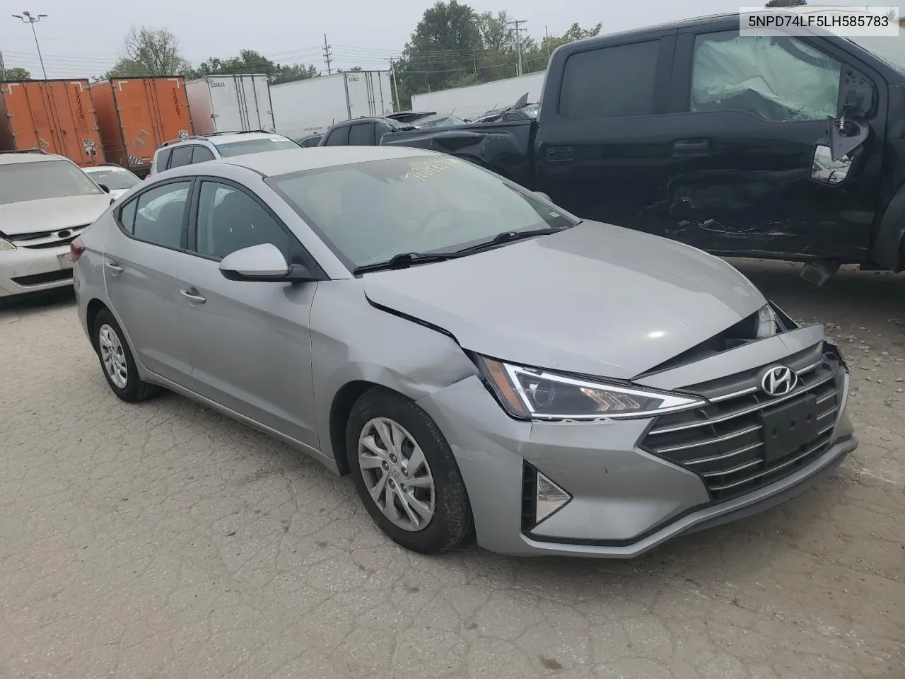 2020 Hyundai Elantra Se VIN: 5NPD74LF5LH585783 Lot: 71241684