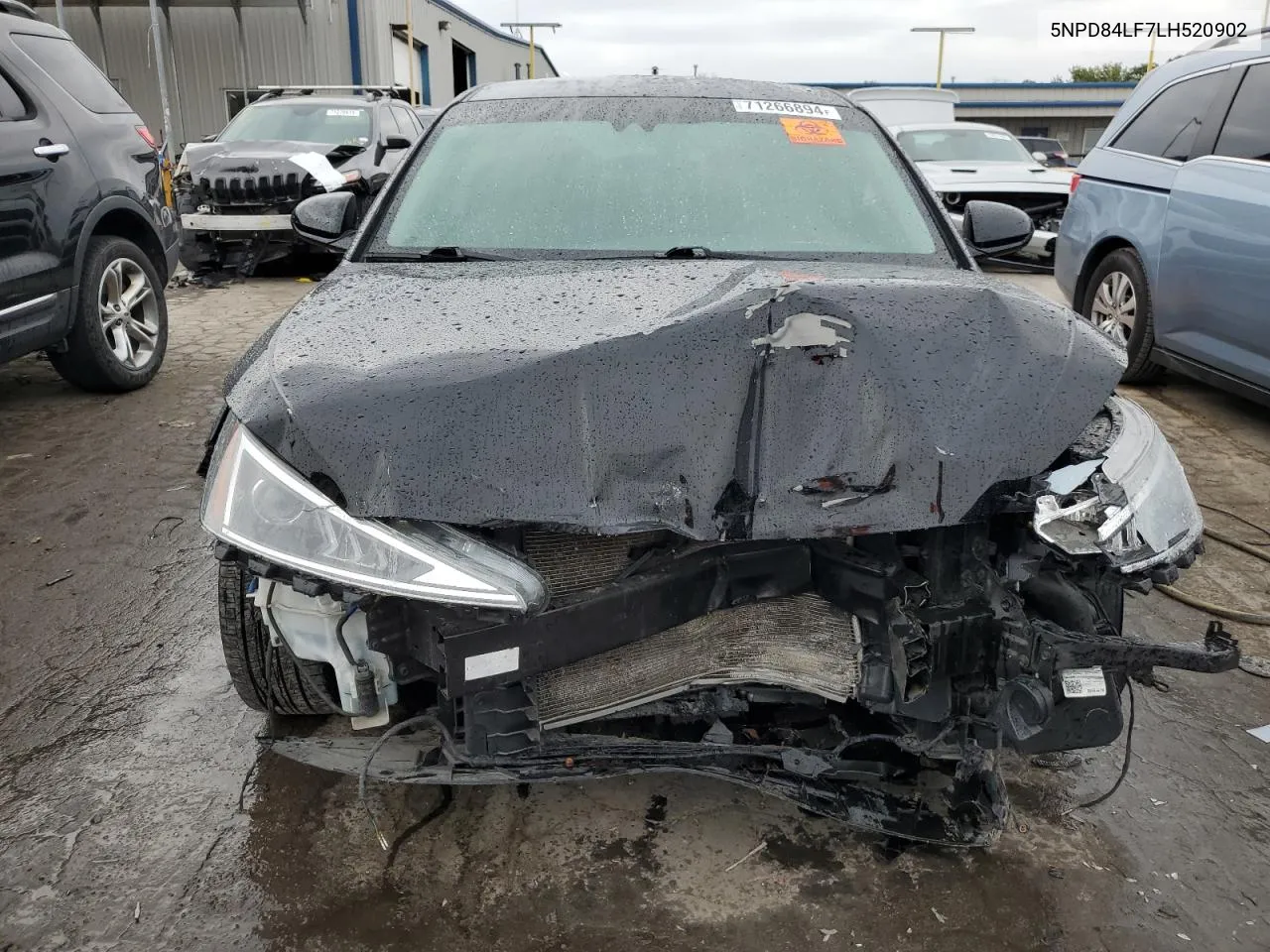 2020 Hyundai Elantra Sel VIN: 5NPD84LF7LH520902 Lot: 71266894