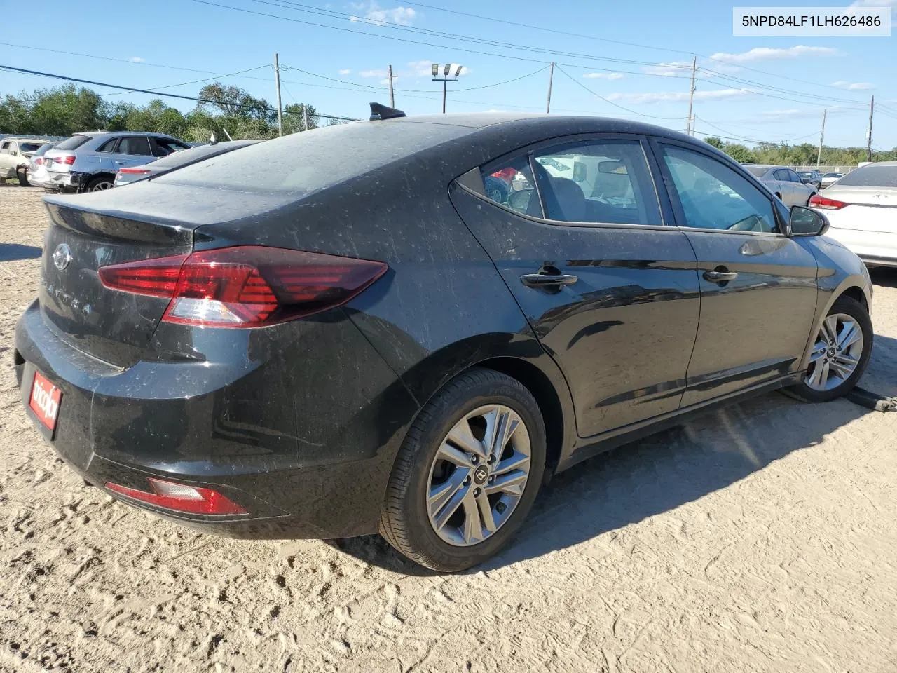 2020 Hyundai Elantra Sel VIN: 5NPD84LF1LH626486 Lot: 71290164