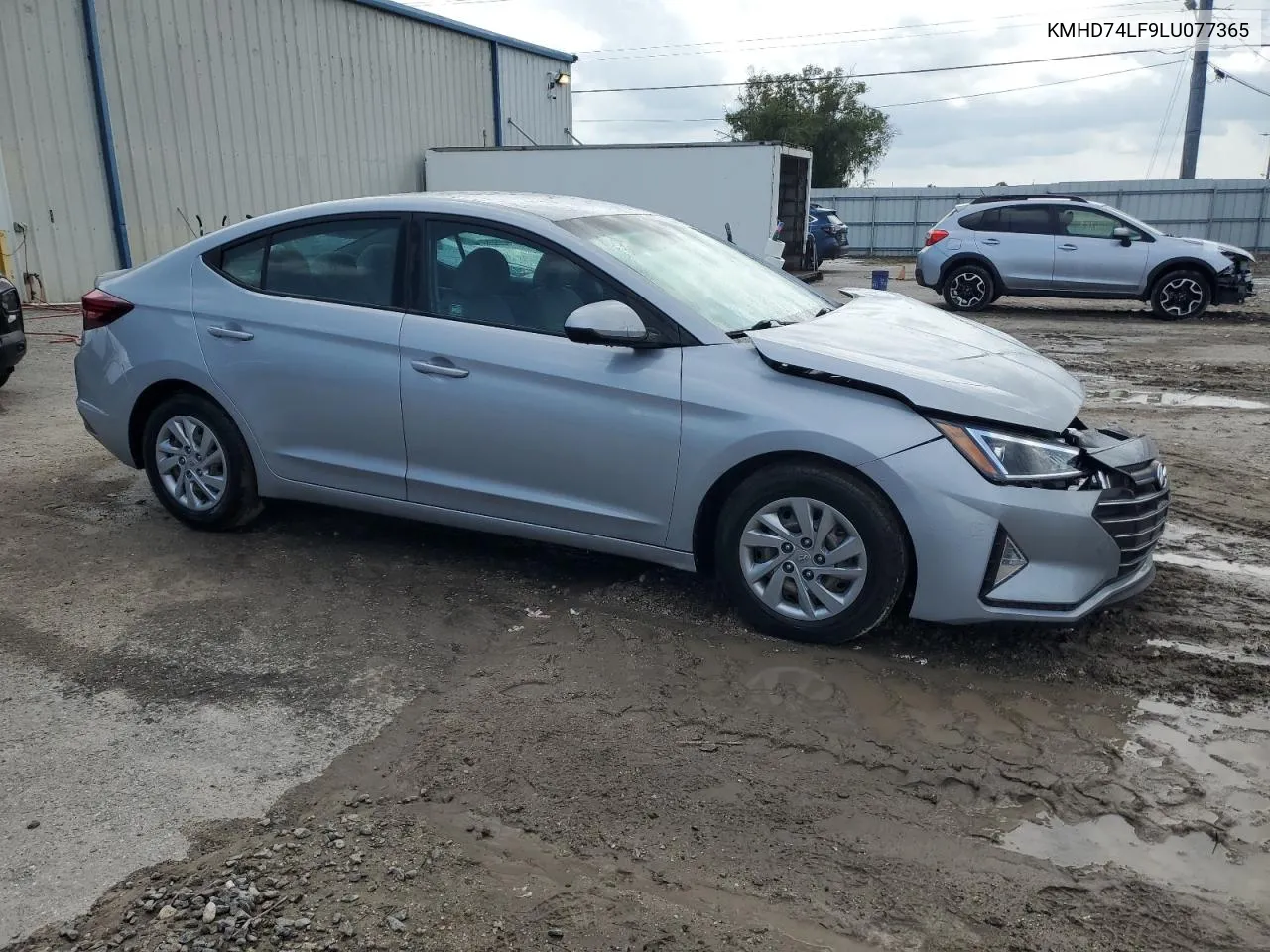 2020 Hyundai Elantra Se VIN: KMHD74LF9LU077365 Lot: 71298484