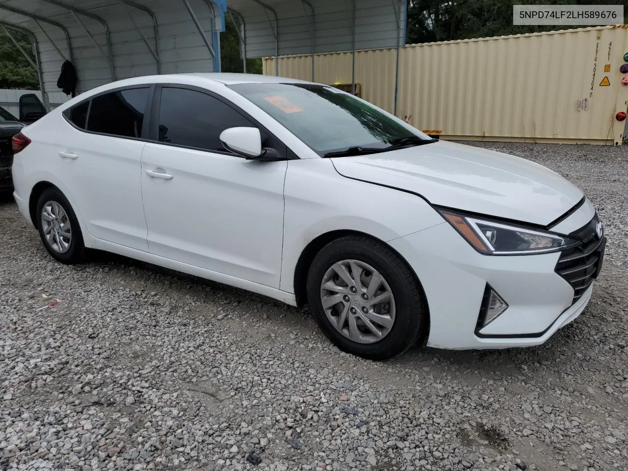 2020 Hyundai Elantra Se VIN: 5NPD74LF2LH589676 Lot: 71353574