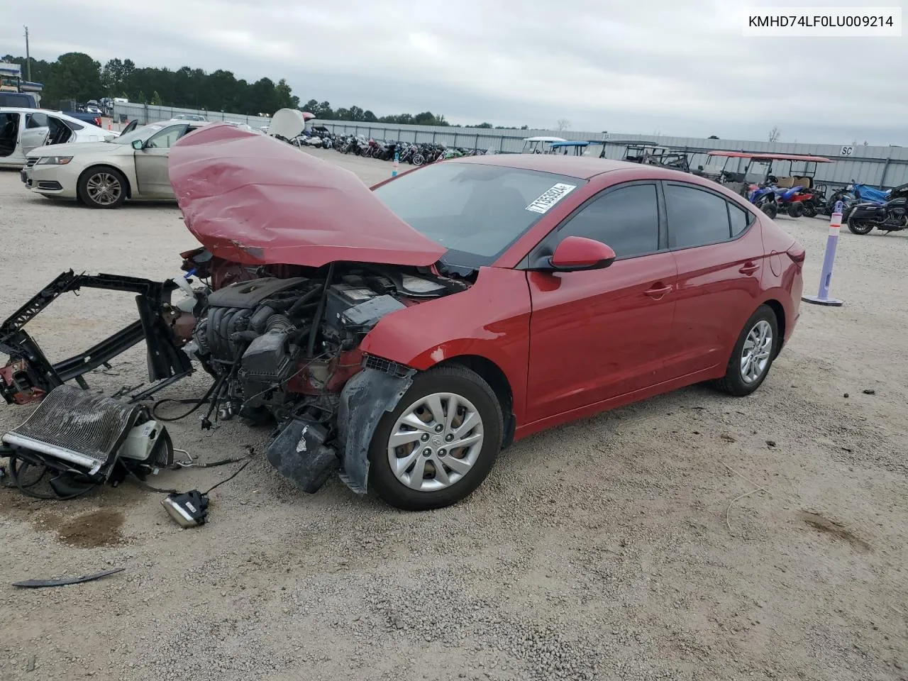 2020 Hyundai Elantra Se VIN: KMHD74LF0LU009214 Lot: 71353924