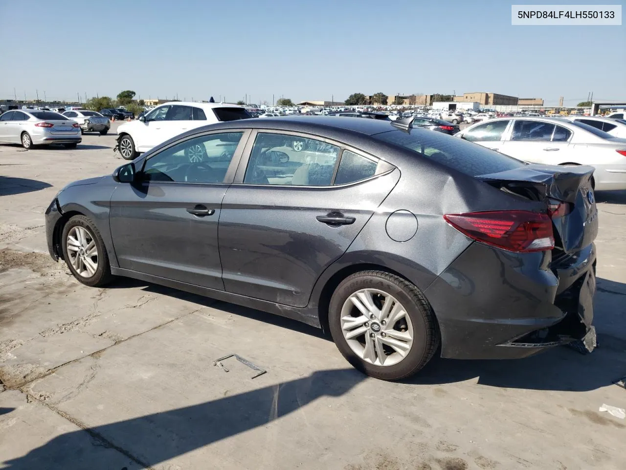 2020 Hyundai Elantra Sel VIN: 5NPD84LF4LH550133 Lot: 71381154