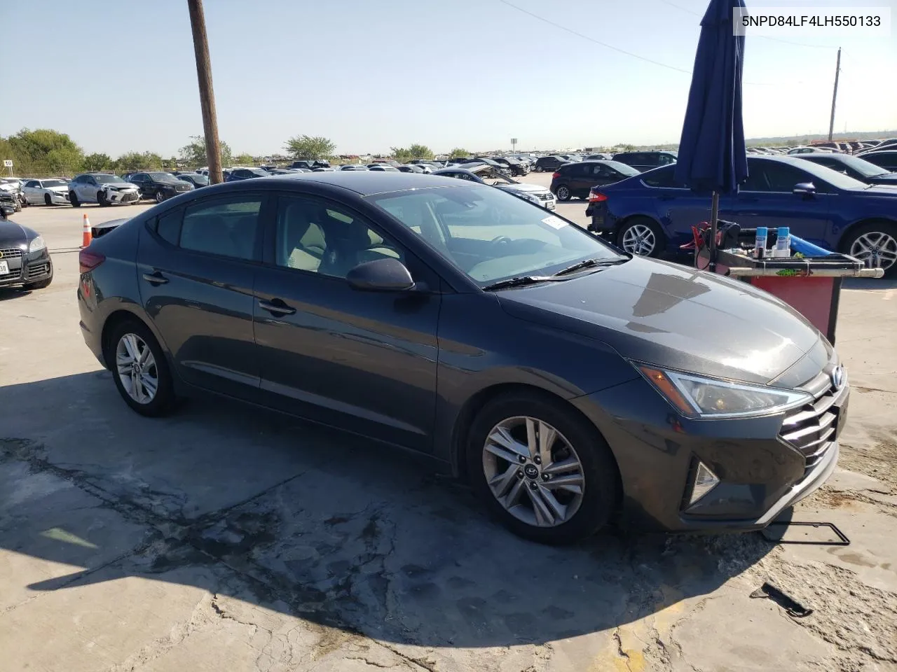 2020 Hyundai Elantra Sel VIN: 5NPD84LF4LH550133 Lot: 71381154