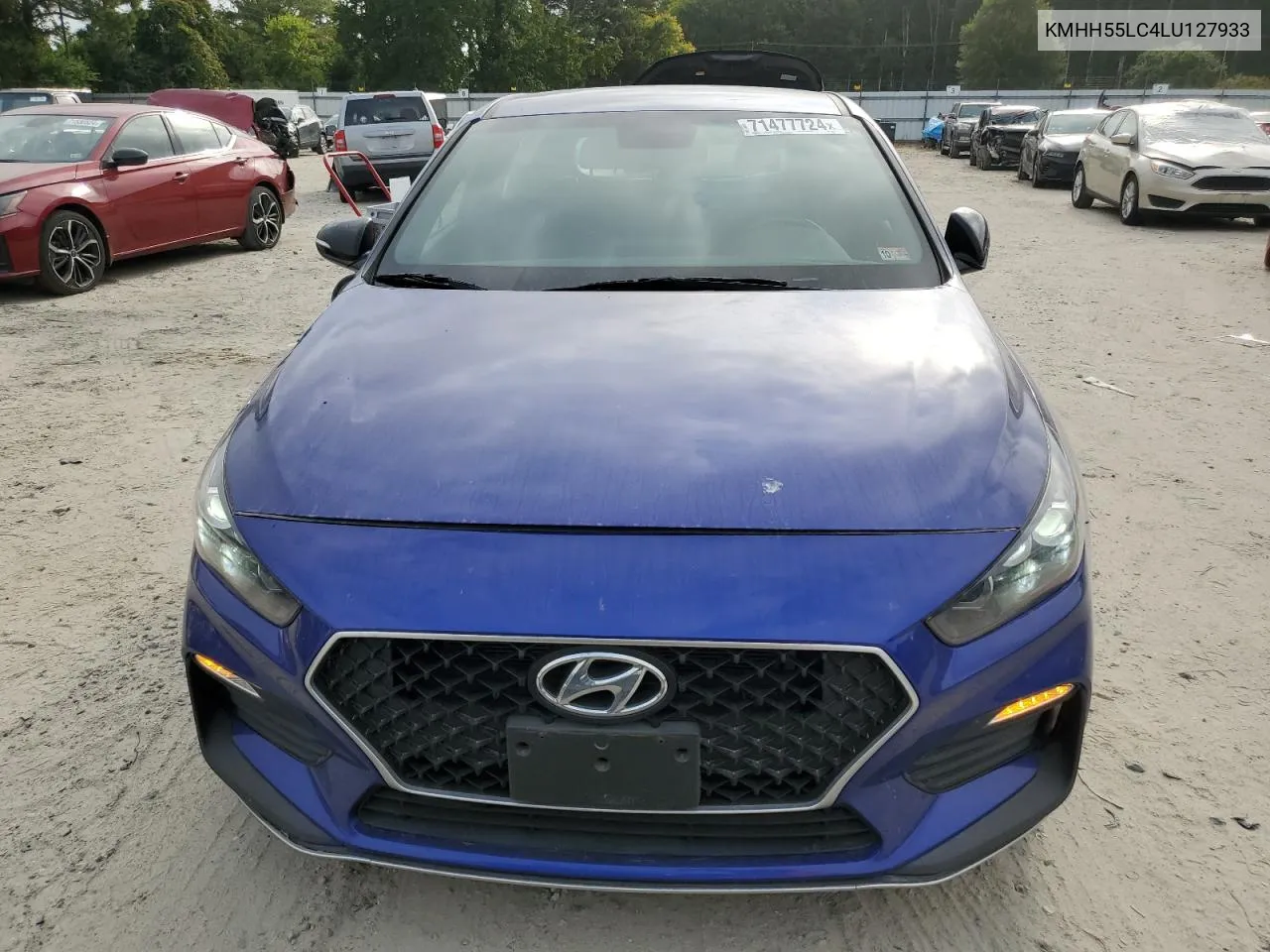 2020 Hyundai Elantra Gt N Line VIN: KMHH55LC4LU127933 Lot: 71477724