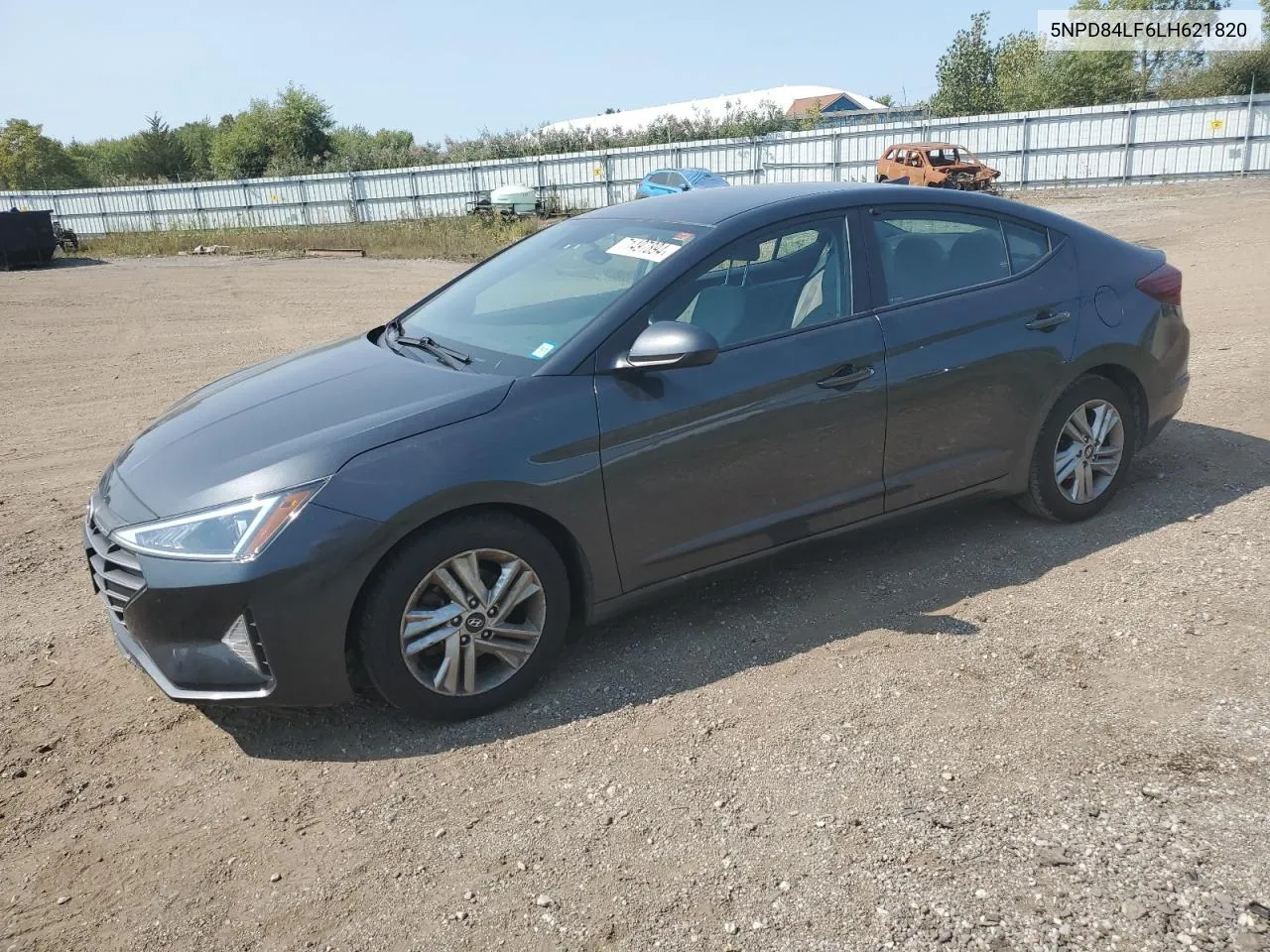 2020 Hyundai Elantra Sel VIN: 5NPD84LF6LH621820 Lot: 71497894