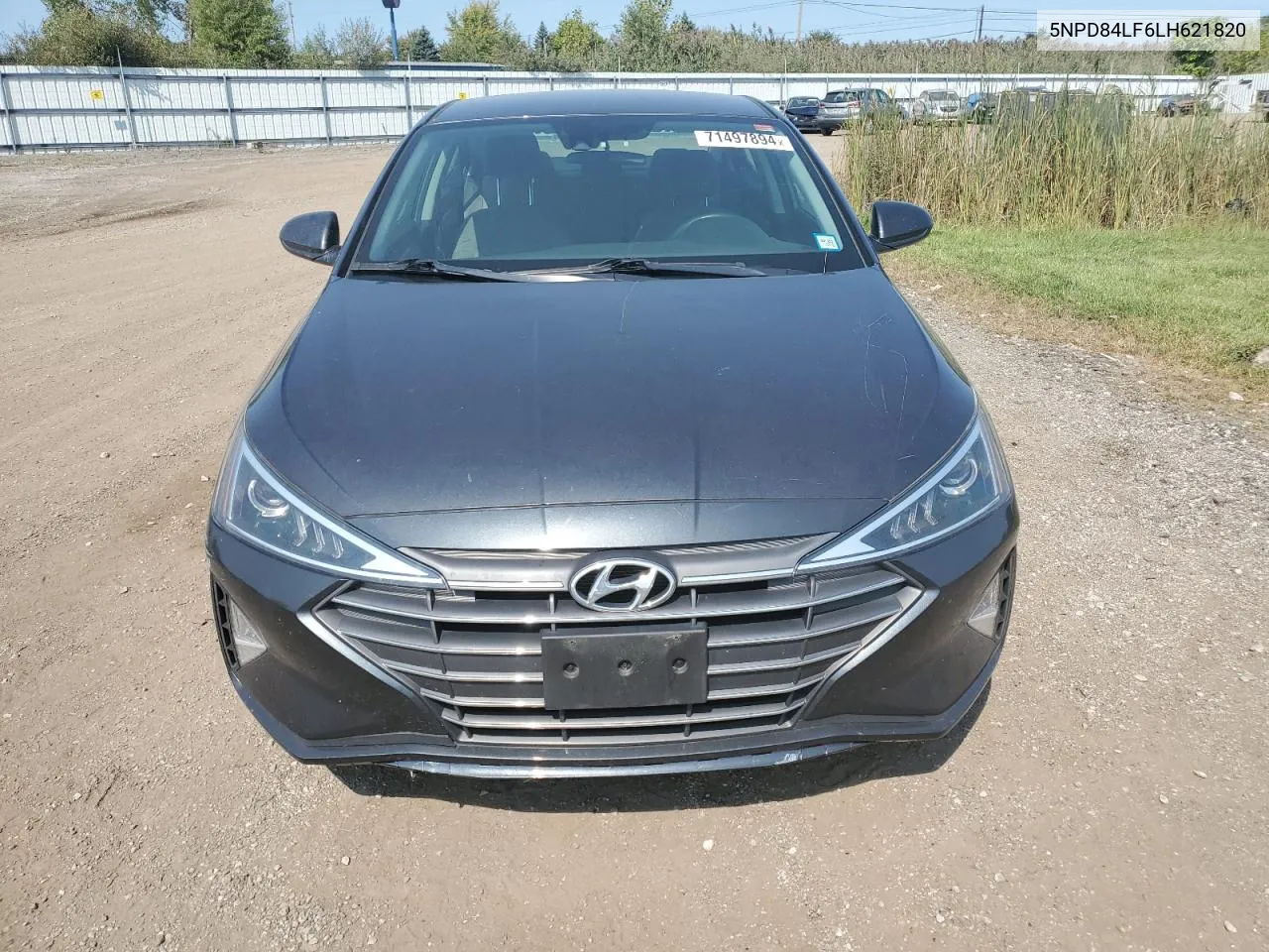 2020 Hyundai Elantra Sel VIN: 5NPD84LF6LH621820 Lot: 71497894