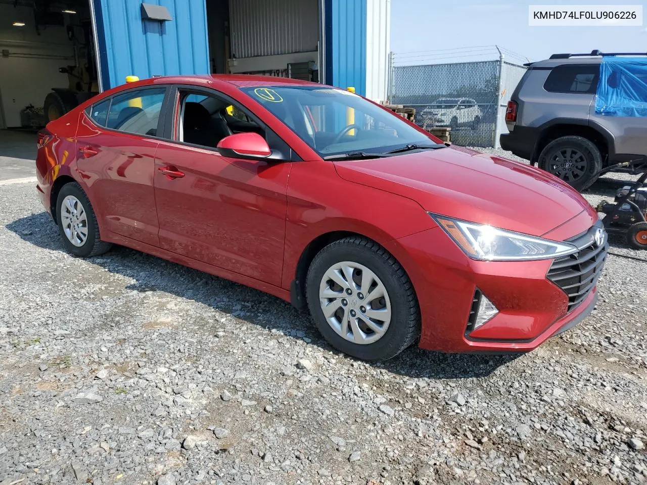 2020 Hyundai Elantra Se VIN: KMHD74LF0LU906226 Lot: 71543694