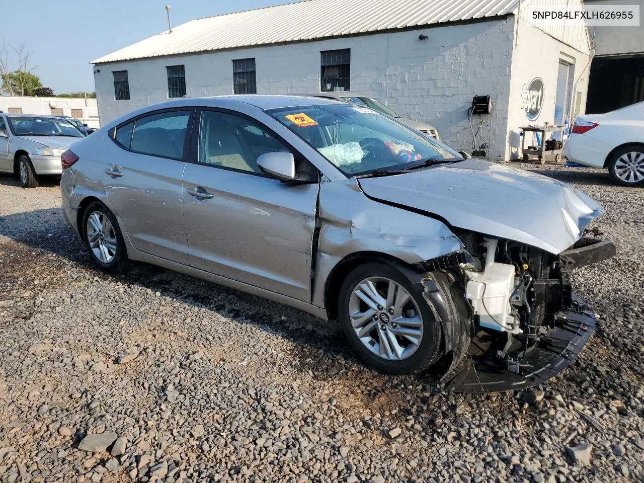 5NPD84LFXLH626955 2020 Hyundai Elantra Sel