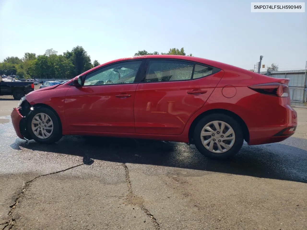 2020 Hyundai Elantra Se VIN: 5NPD74LF5LH590949 Lot: 71614854