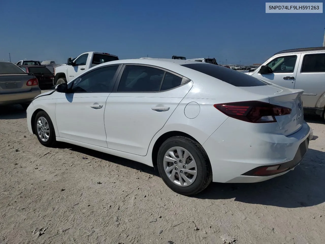 2020 Hyundai Elantra Se VIN: 5NPD74LF9LH591263 Lot: 71638804