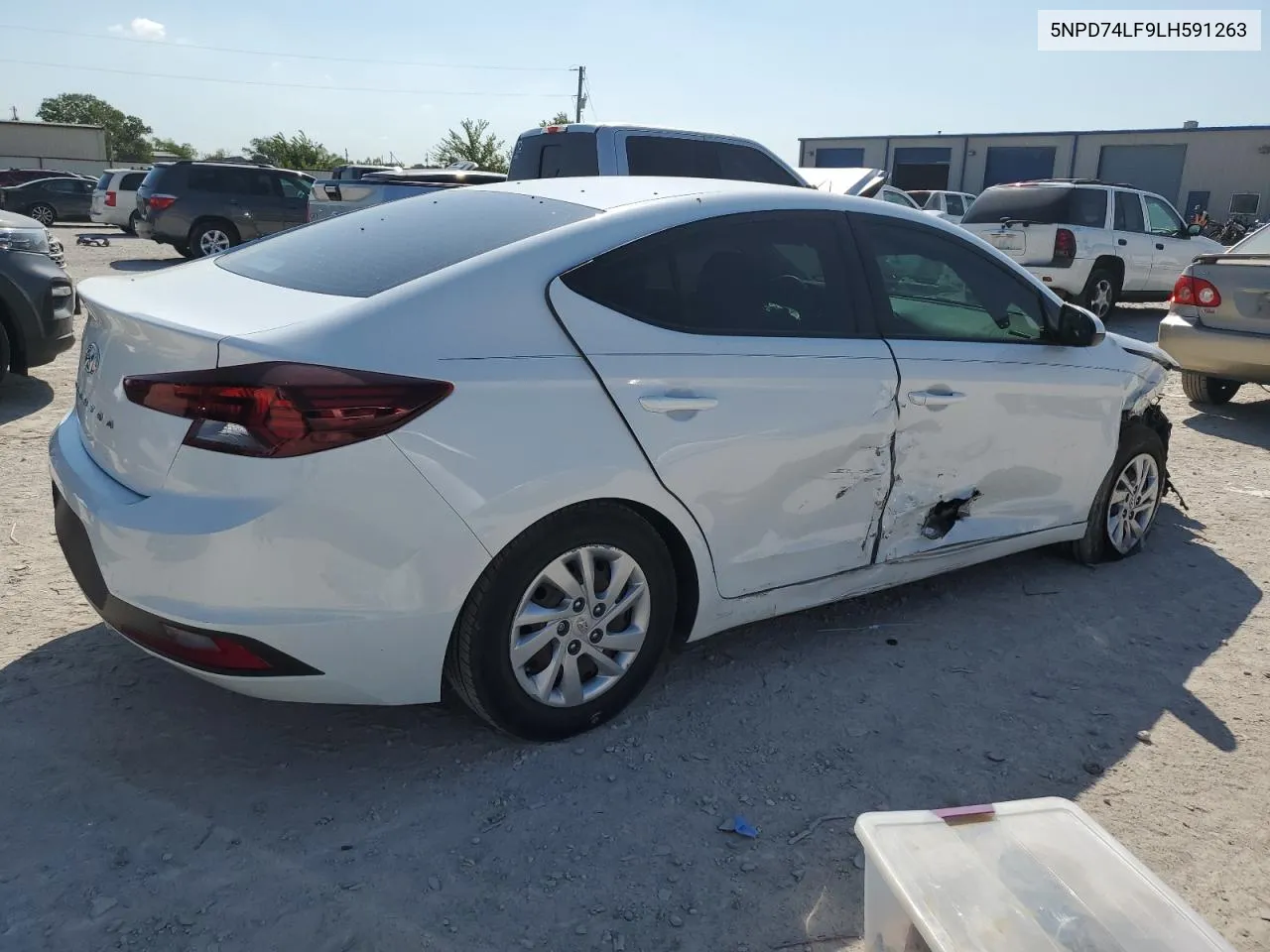 2020 Hyundai Elantra Se VIN: 5NPD74LF9LH591263 Lot: 71638804