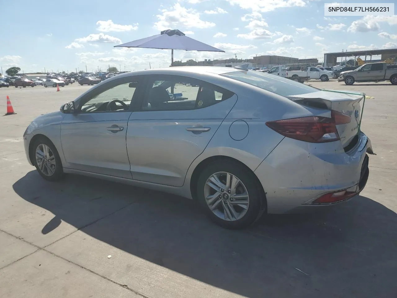 2020 Hyundai Elantra Sel VIN: 5NPD84LF7LH566231 Lot: 71644734