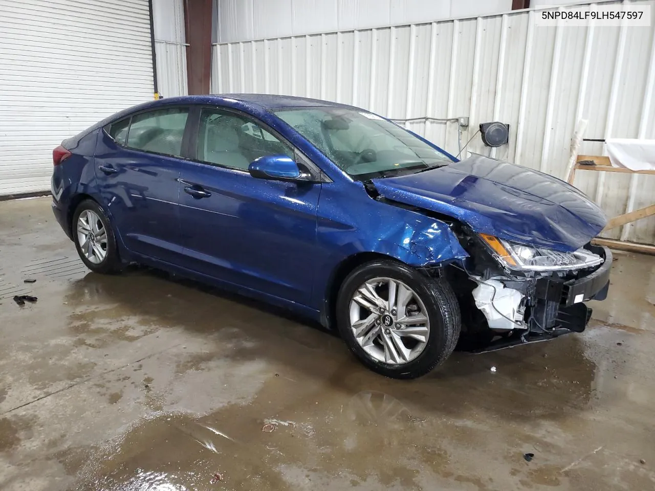 2020 Hyundai Elantra Sel VIN: 5NPD84LF9LH547597 Lot: 71659114