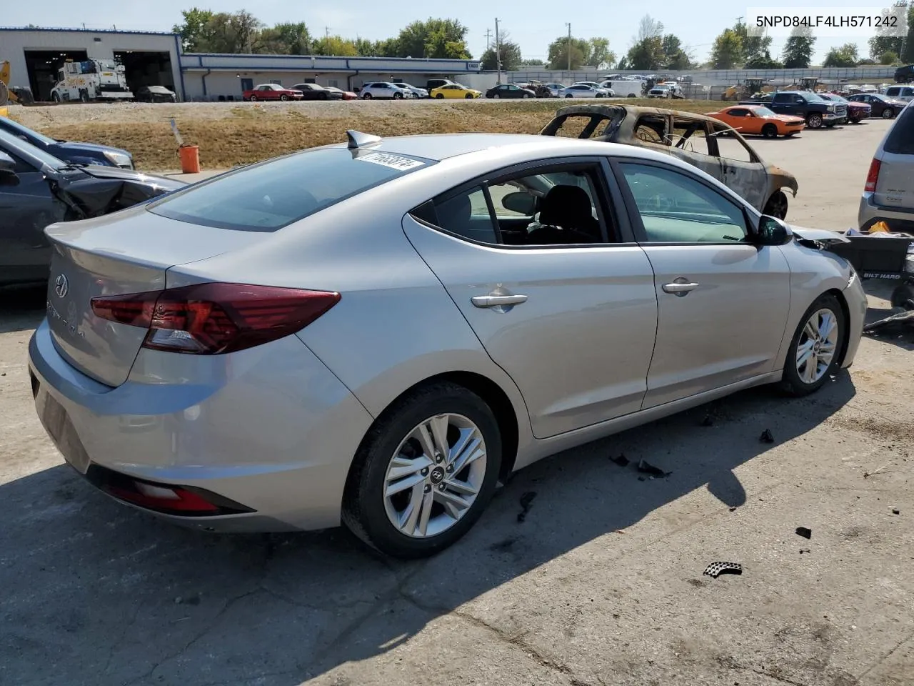 2020 Hyundai Elantra Sel VIN: 5NPD84LF4LH571242 Lot: 71663874