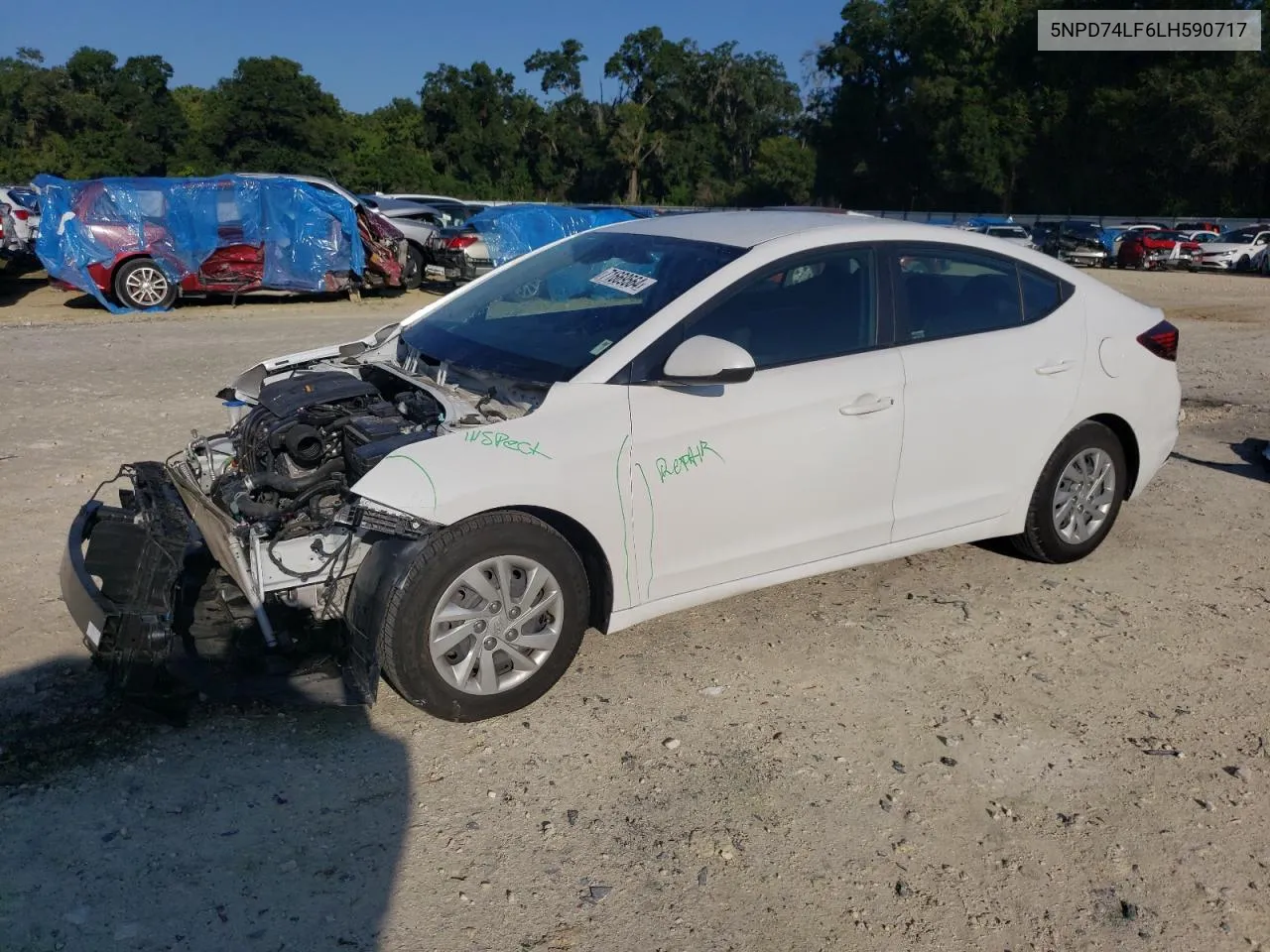 5NPD74LF6LH590717 2020 Hyundai Elantra Se